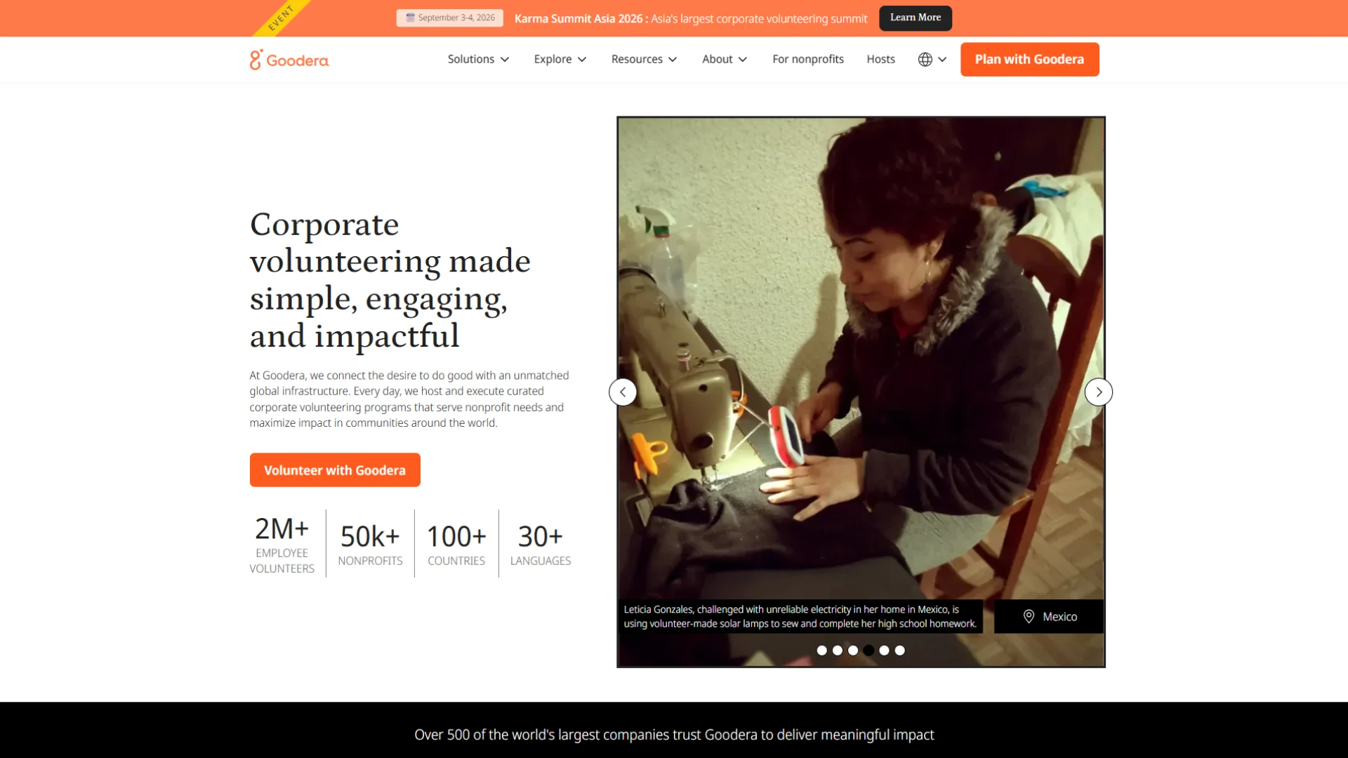 Goodera: Managed, Host-led volunteering
