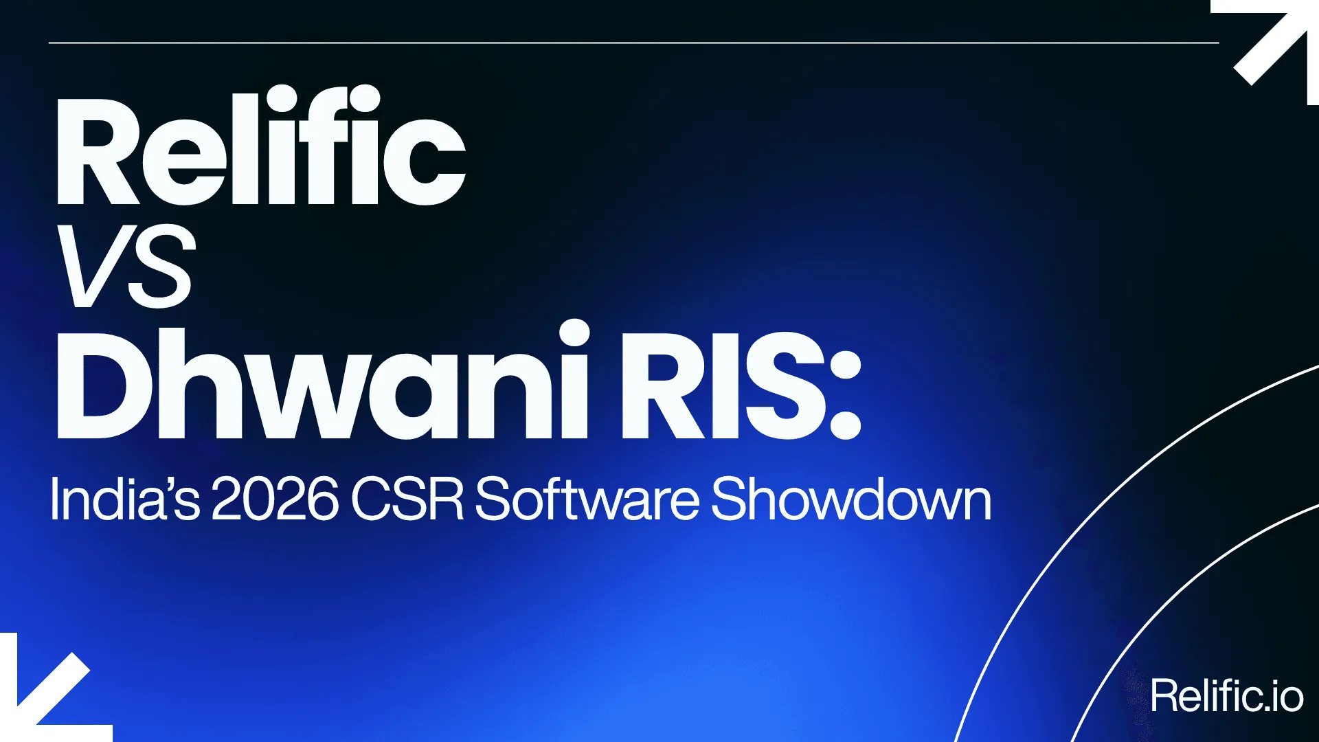 Relific vs Dhwani RIS: Choosing the Best CSR Software for India in 2026